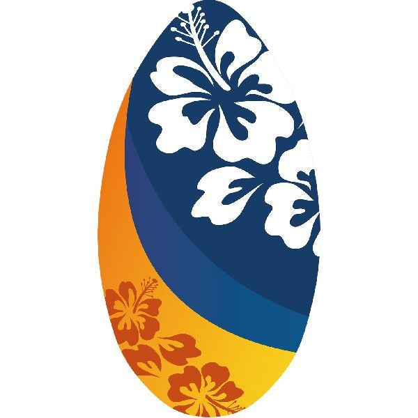 Sportx Skimboard Flower Orange Blue 100 cm