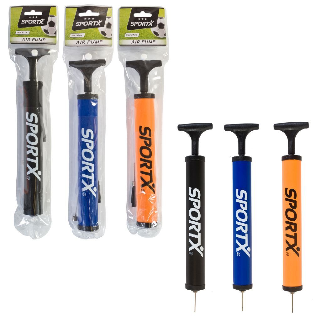 Pompa a sfera Sportx con adattatore e ago di metallo 30 cm
