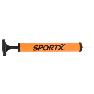Sportx balpomp met verloopstukje en metalen naald 30 cm