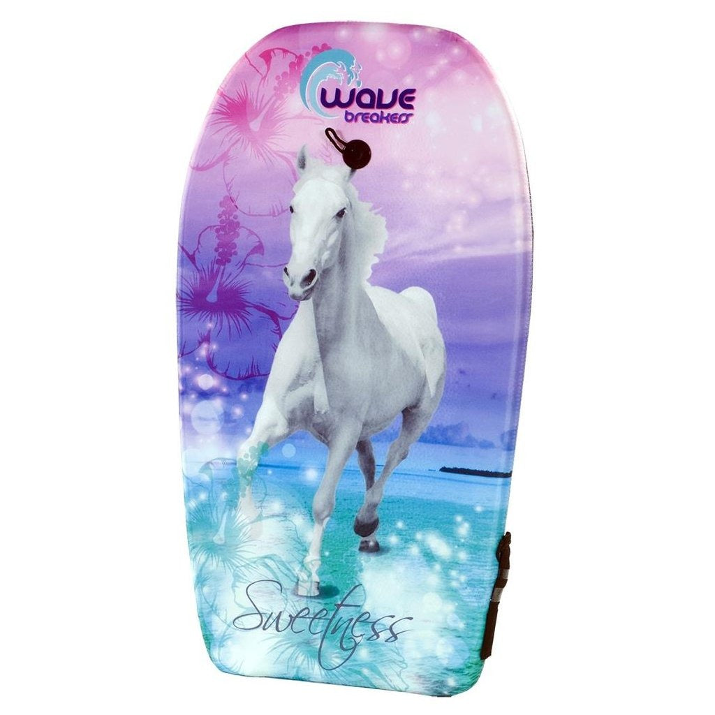 Wave Breakers Wave Breakers Bodyboard met Paarden Print 83 cm