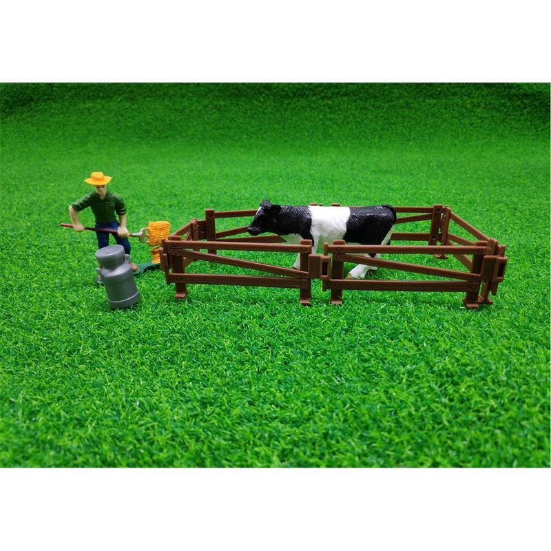 Dutch Farm Dutch Farm Boer con vacas y cercas de 9 piezas