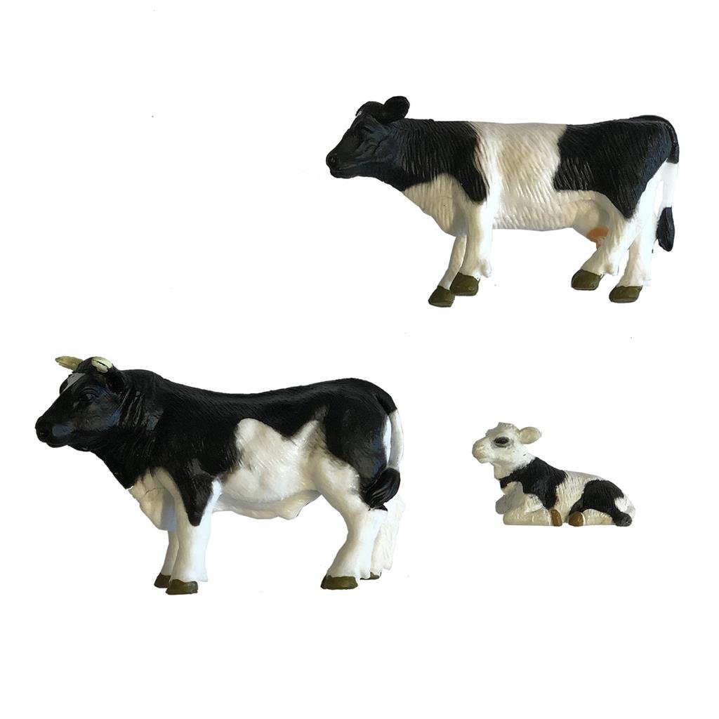Agricoltura olandese Taurus agricola olandese con mucca e vitello
