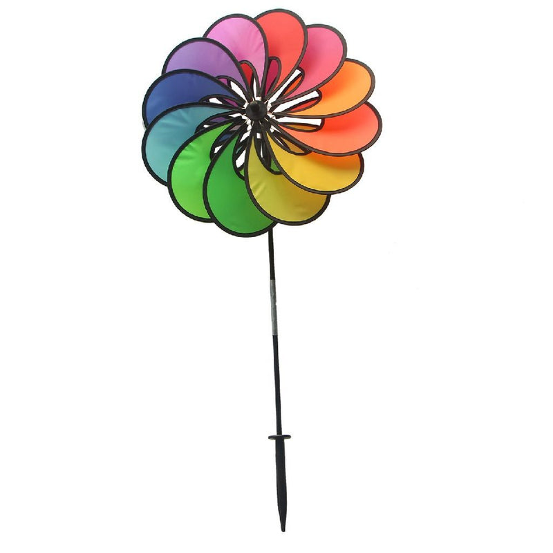 Rombus Rhombus Flower Rainbow Wind Catcher 48x73 cm