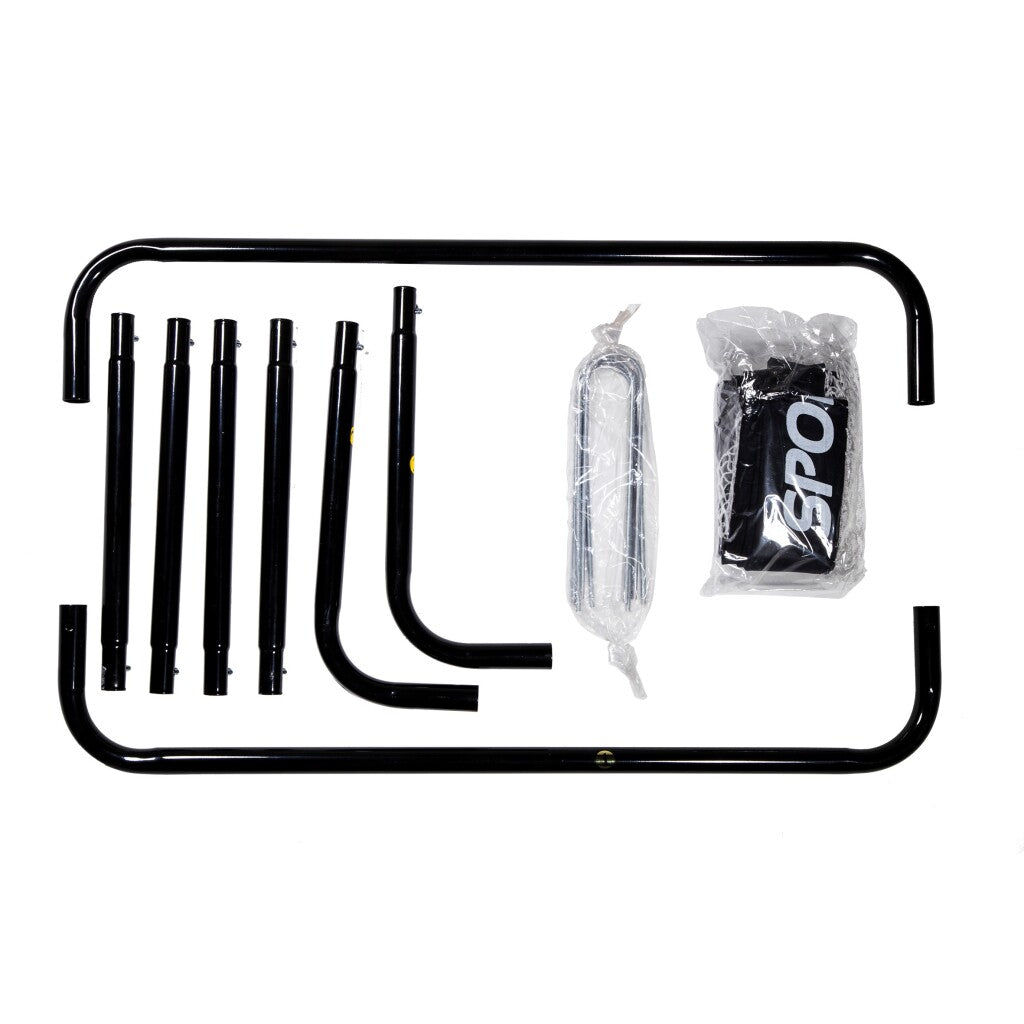 Sportx Metal Football Gools 78x56x45 cm 2 pezzi neri