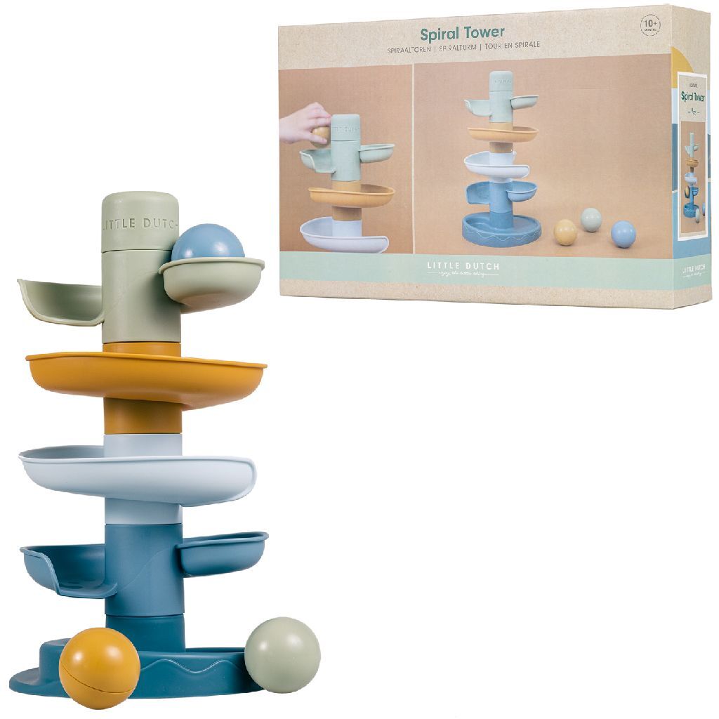 Piccola torre spirale olandese blu