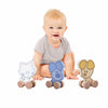 Figuras rueda de madera para bebé Woezel y Pip Rubo Toys surtido