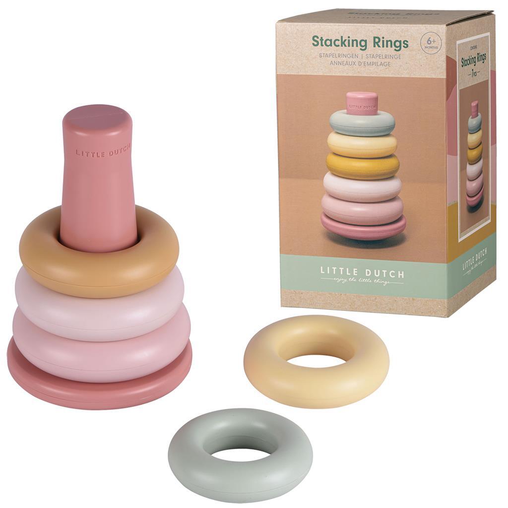 Piccoli anelli olandesi rosa