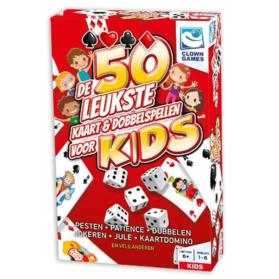 Clown Games Kids 50 Kaart Dobbel Spellen