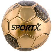 Sportx voetbal gold metallic 330-350gr - afbeelding 1