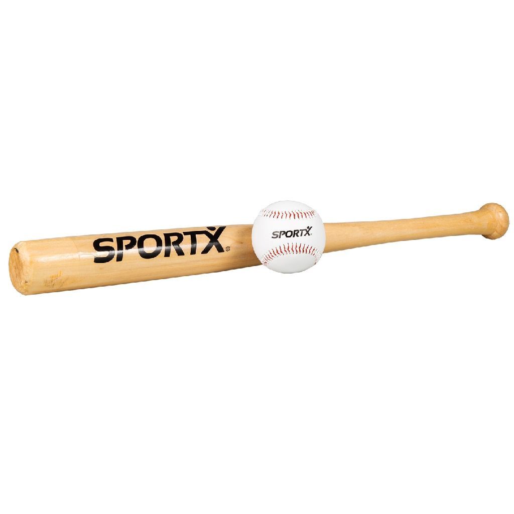 Mazza da baseball sportiva con palla