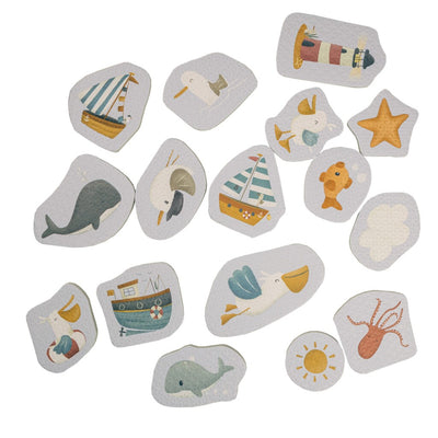 Rubo giocattoli piccole figure olandesi in schiuma Bad Sailors Bay