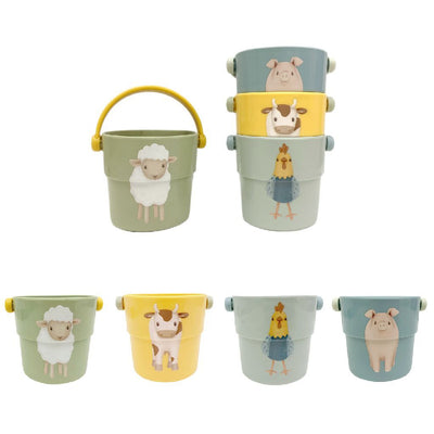 Little Dutch Farm Bathbekers 4 pezzi