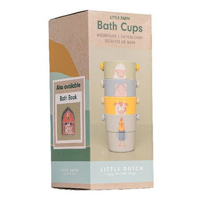 Little Dutch Farm Bathbekers 4 pezzi