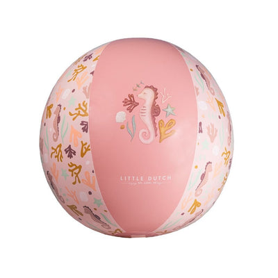 Rubo toys little dutch ocean dreams strandbal roze 35cm