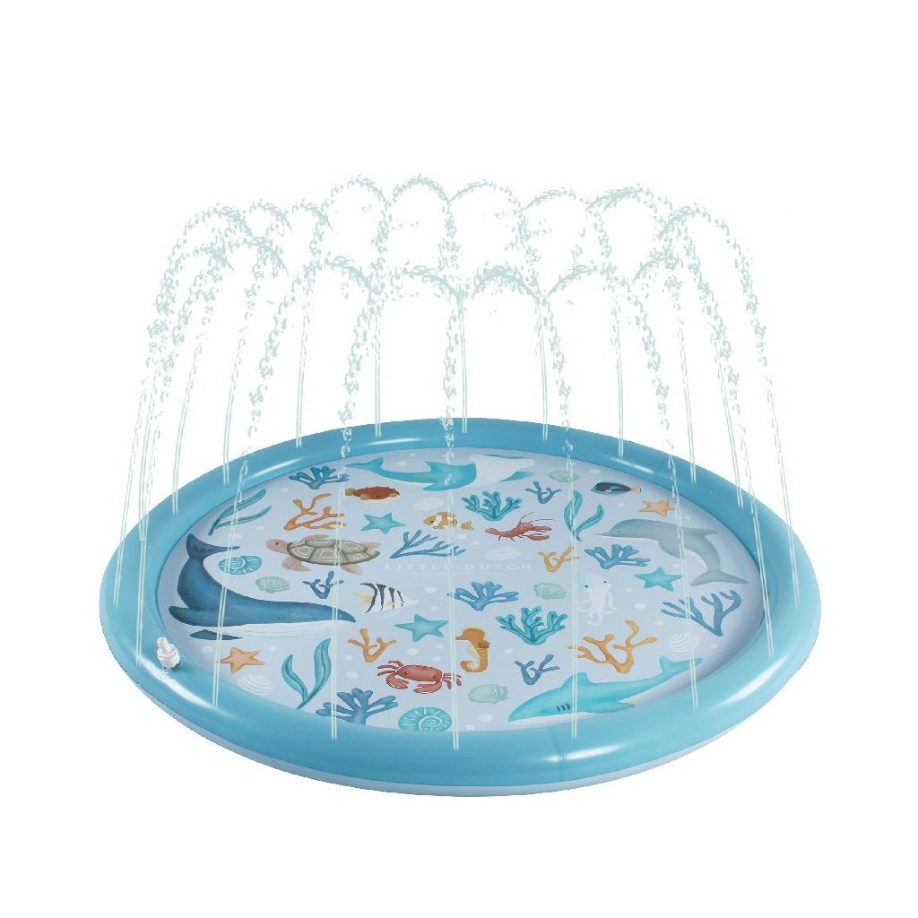 Little Dutch Ocean Dreams Waterspeelmat Blue, 150cm
