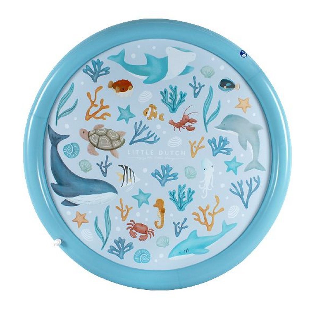 Little Dutch Ocean Dreams Waterspeelmat Blue, 150cm