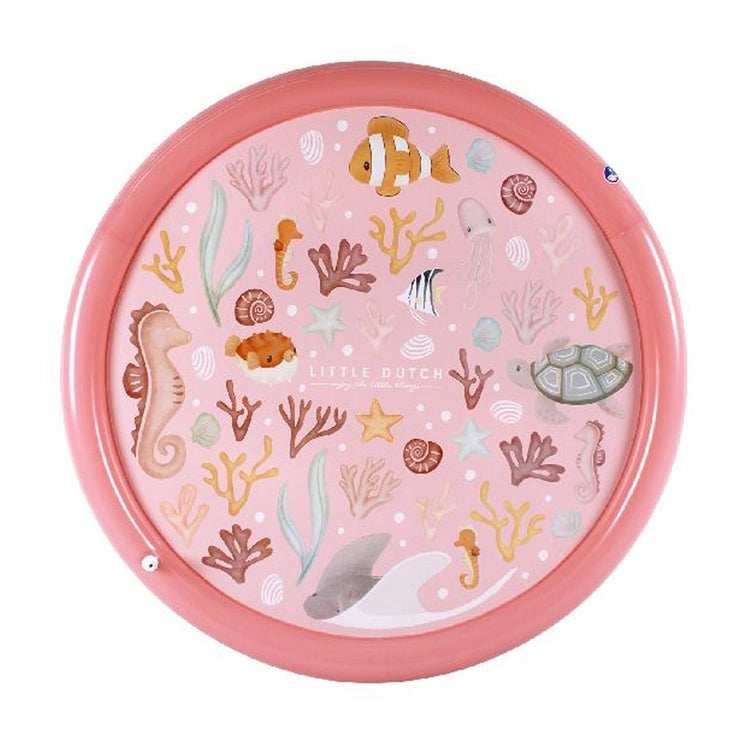 Little Dutch Ocean Dreams Water Play Mat Pink, 150 cm