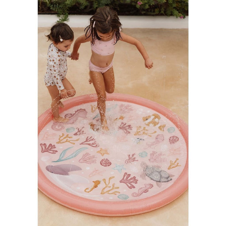 Little Dutch Ocean Dreams Water Play Mat Pink, 150 cm