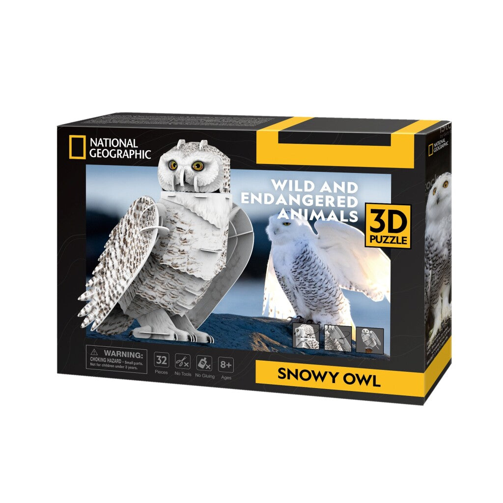 Diversión cúbica Cúbica Fun National Geographic 3d Puzzle Snowide 32 piezas