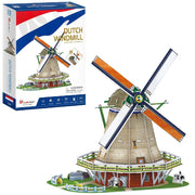 Cubic fun 3d puzzel hollandse windmolen 61 stukjes - afbeelding 1