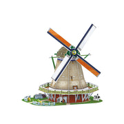 Cubic fun 3d puzzel hollandse windmolen 61 stukjes - afbeelding 2