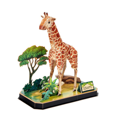 Divertimento cubico divertimento cubico divertimento 3d puzzle giraffe 43 pezzi