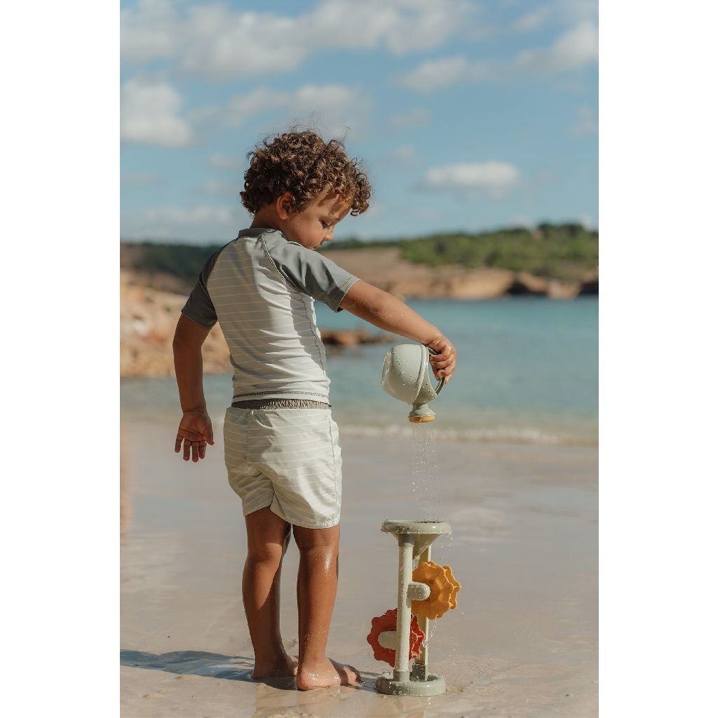 Little olandese verdure fresche d'acqua di sabbia