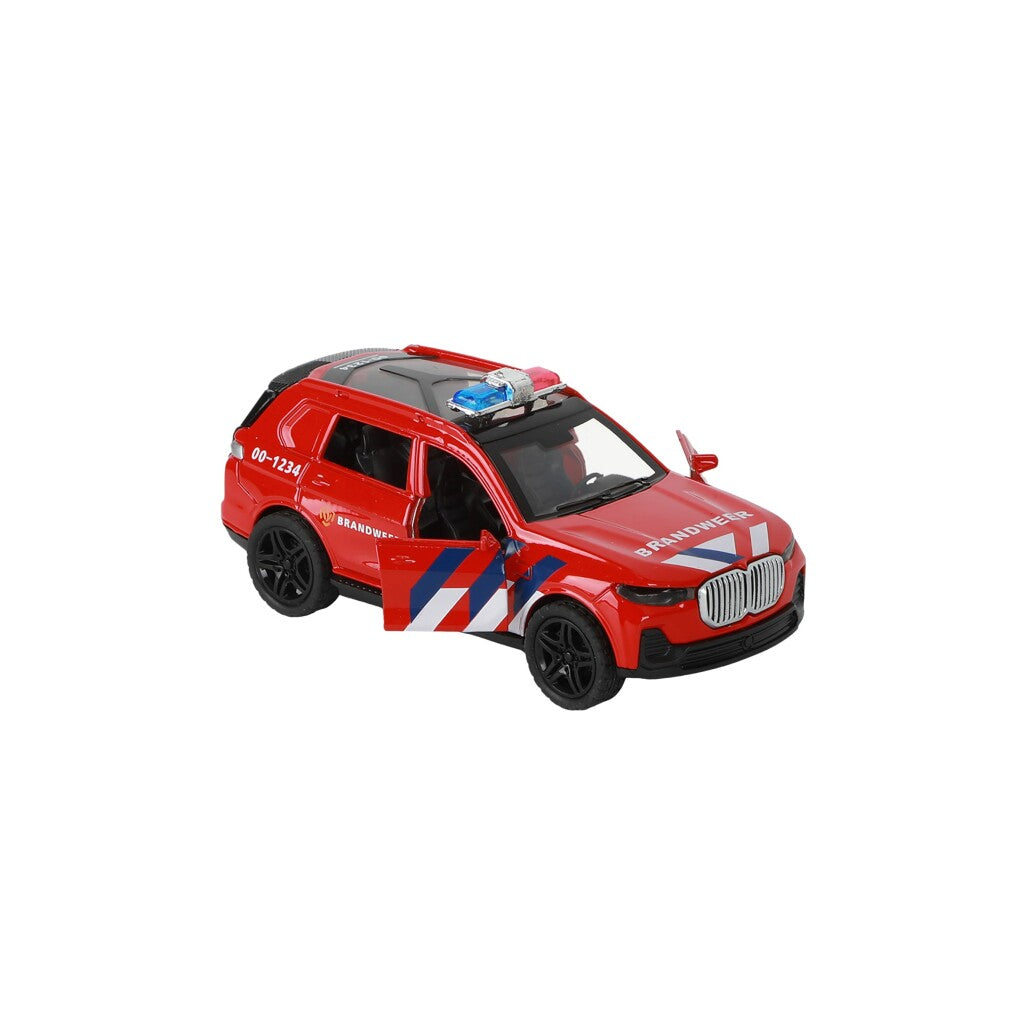 112 SUV Brigata del vigile del fuoco 1:36 + luce e suono