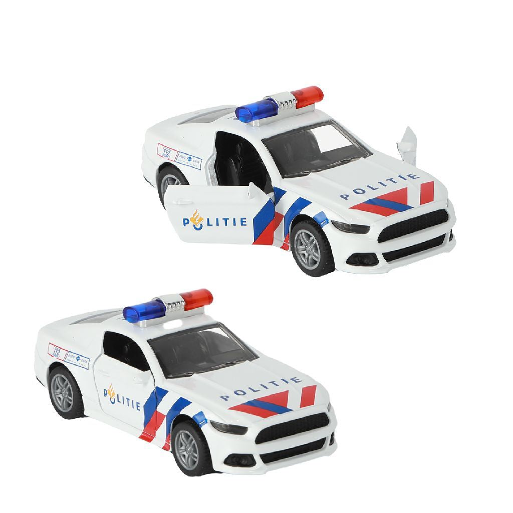 112 Auto sportiva della polizia a tiraggio 1:36 + luce e suono