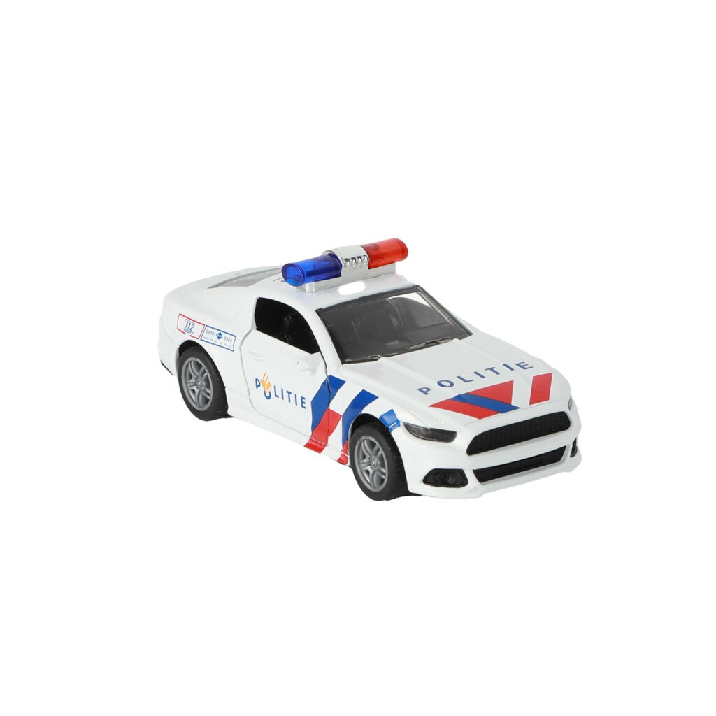 112 Auto sportiva della polizia a tiraggio 1:36 + luce e suono