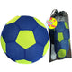 Sfera gonfiabile estiva con pump blu verde