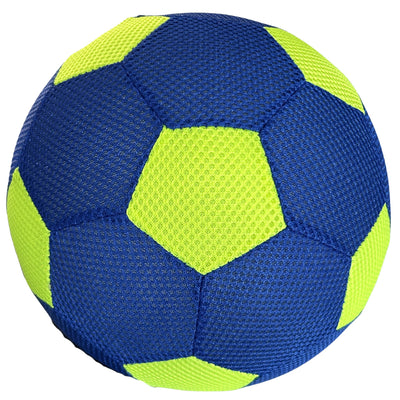 Bola inflable de verano con bomba azul verde