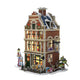 Diversión cúbica Cúbica Fun Holanda 3D Holanda Huisje Winter Bakery + Light 65 Piezas