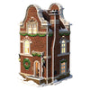 Diversión cúbica Cúbica Fun 3d Puzzle House Dutch Winter Chees Shop + Light 60 Piezas
