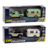 Pick-up die-cast da collezione city car con rimorchio 1:50 assortiti