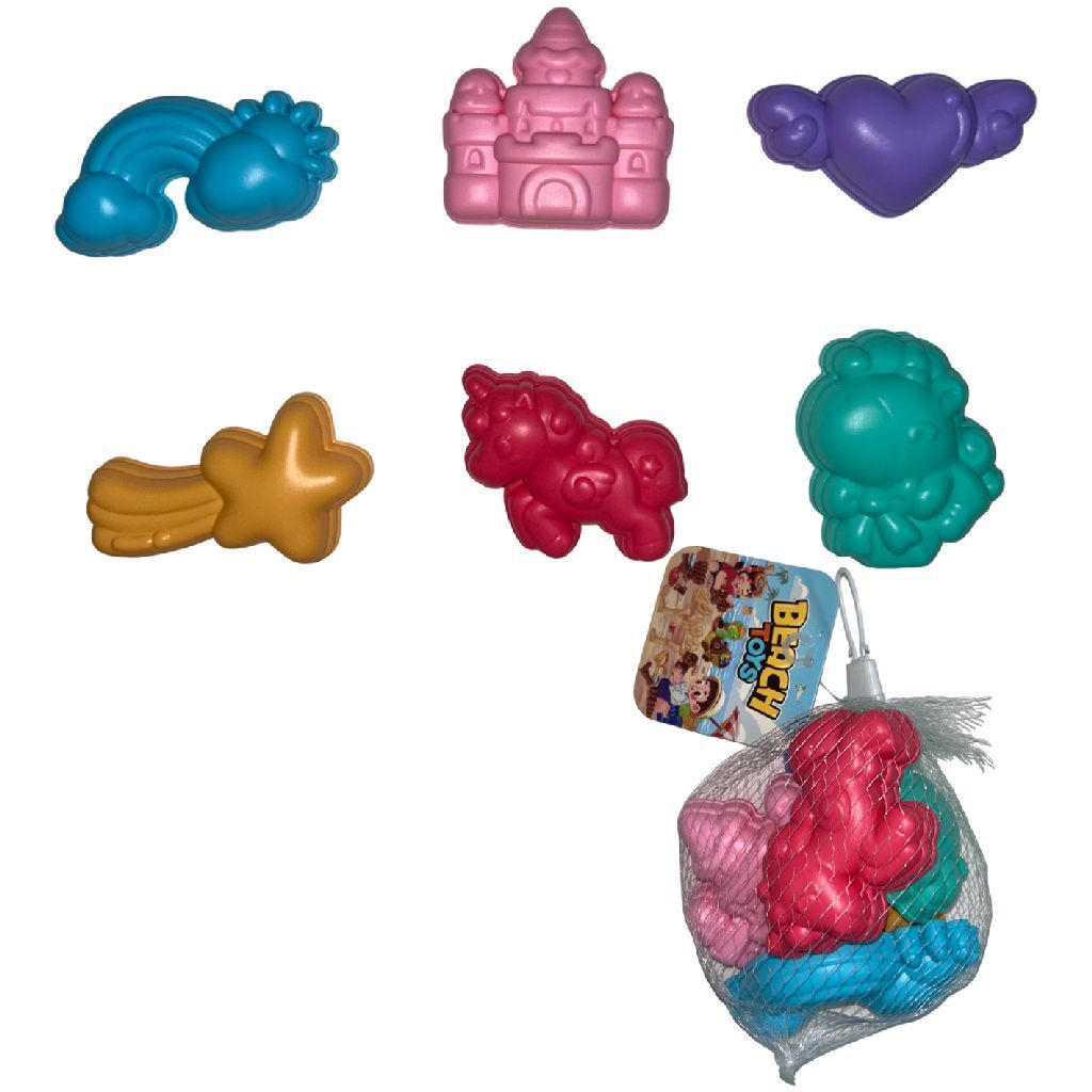 Sumertime Sand Formes Unicorn 6 pezzi