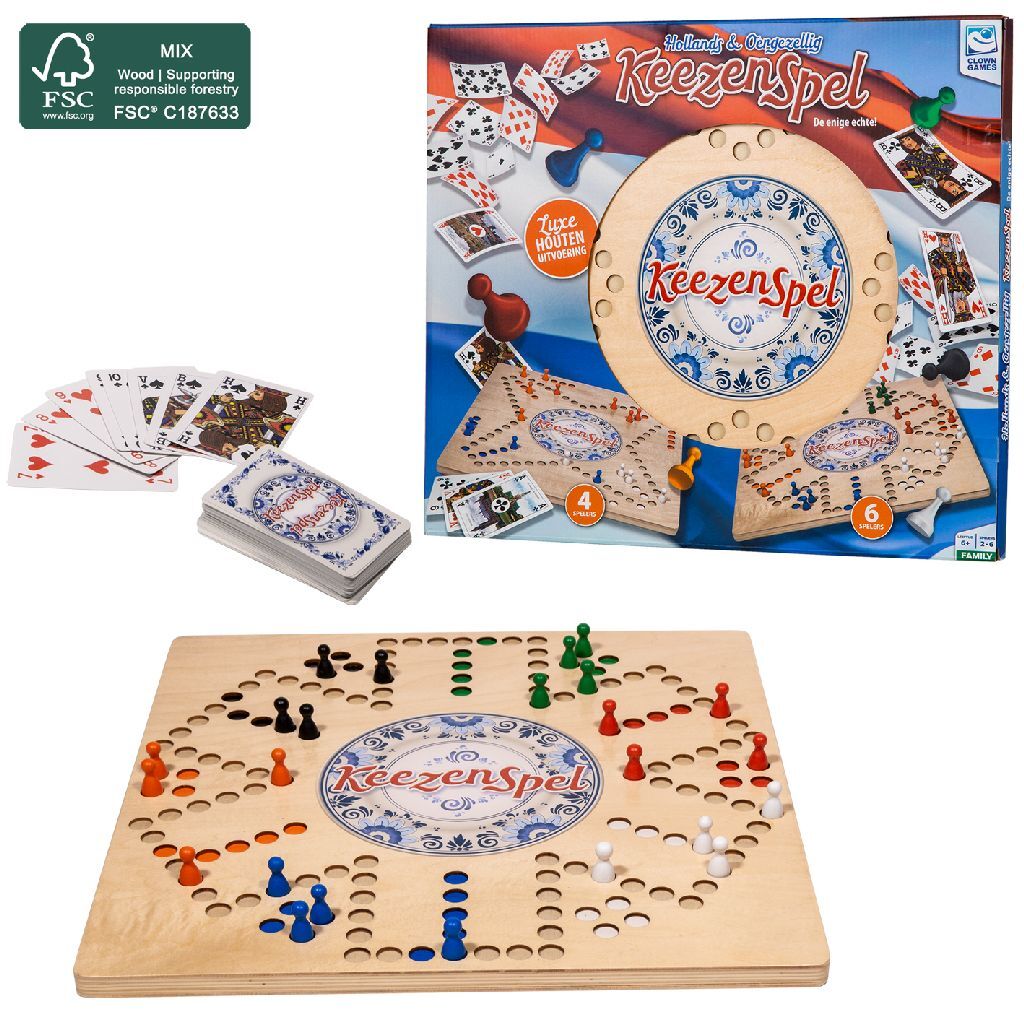 Giochi di clown gioco keezen in legno
