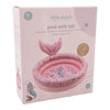 Piccola sirena da sogno olandese da piscina con coda 80 cm rosa