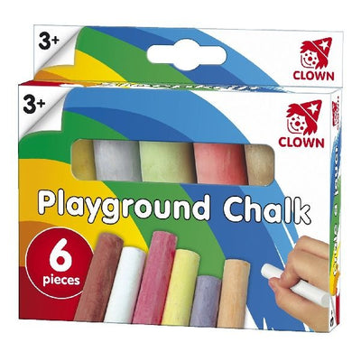 Clown Clown Sidewalk Chalk 6 pezzi