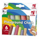 Clown Clown Sidewalk Chalk 6 pezzi