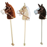 Basic plush hobby horse with sound 97 cm assorted - afbeelding 1