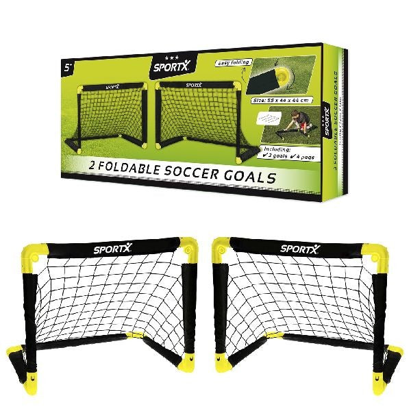 Sportx 2 porte da calcio 55x44x44cm