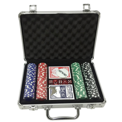 Clown games poker set in aluminium koffer