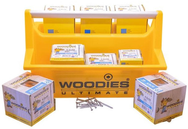 Woodies draagkist met woodies® ultimate verzinkte schroeven | indoor | 1400 stuks - 61999027
