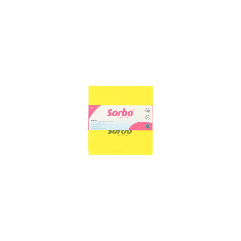 Sorbo nettes geel 38x38cm 5 stuks