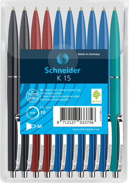 Schneider Schneider S-3081-2-3-4 Pen Pen K15 10s Colors en Headerbag