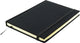 KANGARO KANGARO K-5105 AlphabetBoek A5 A-Z Cover rigido Black, 208 pagine, Reading Ribbon, Elastic