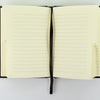 KANGARO KANGARO K-5105 AlphabetBoek A5 A-Z Cover rigido Black, 208 pagine, Reading Ribbon, Elastic