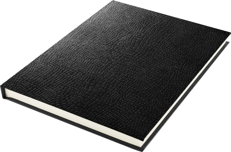Kangaro Kangaro K-5320 Sketchbook A5 Creme 120gr Blanco Paper, 140 pagine Copertina dura nera