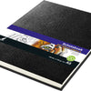 Kangaro Kangaro K-5320 Sketchbook A5 Creme 120gr Blanco Paper, 140 pagine Copertina dura nera